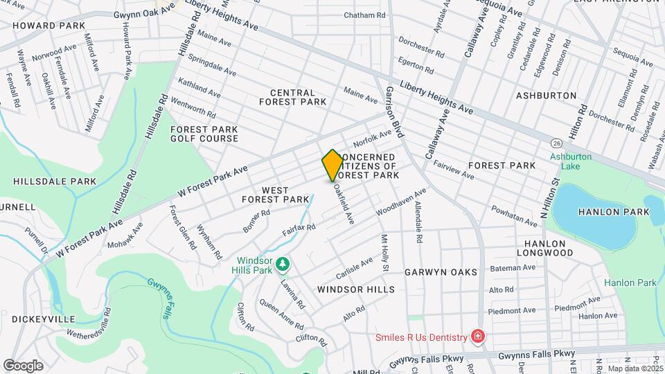 3110 Oakfield Ave Map and Location Details