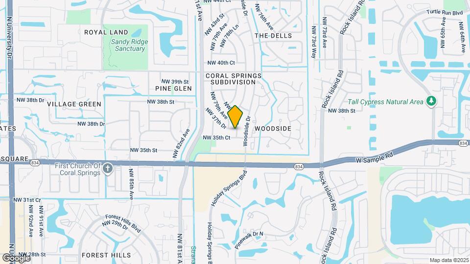 7800 NW 37th Dr Mapa y Detalles de la Ubicación