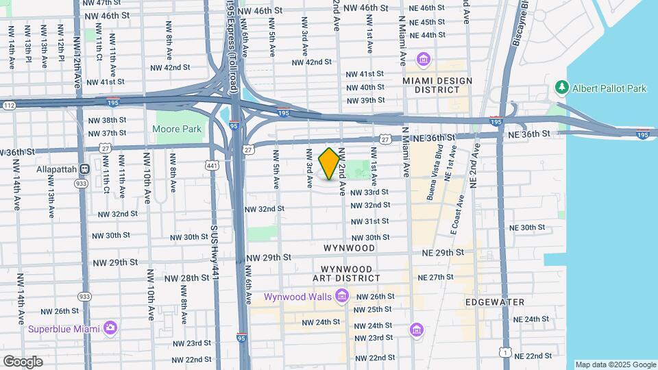 244 NW 34th St Mapa y Detalles de la Ubicación