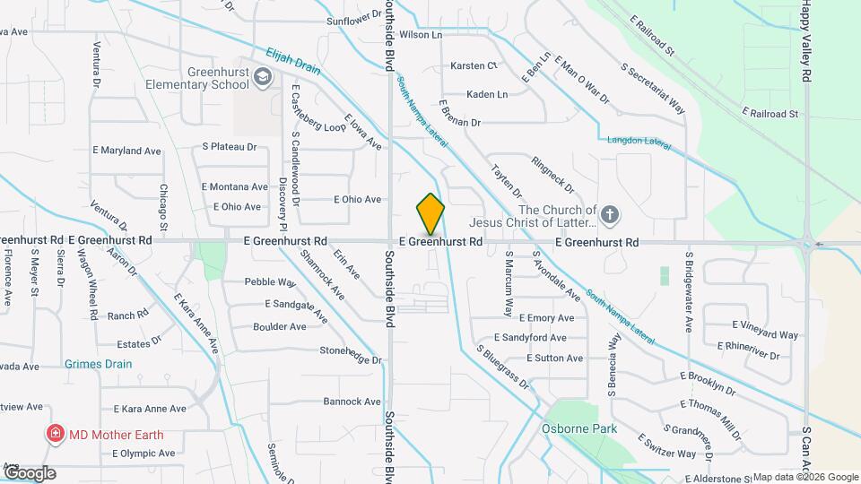 3215 E Greenhurst Rd Map and Location Details