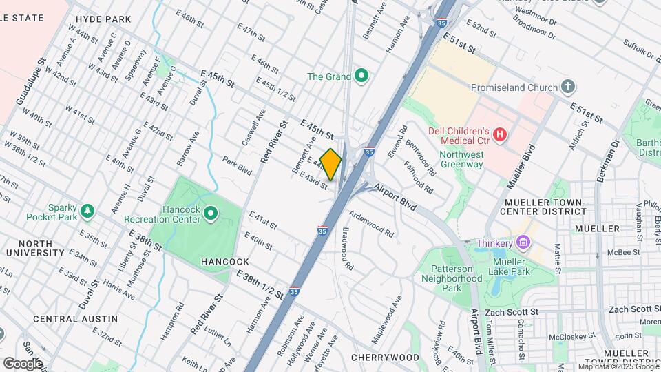 1036 E 43rd St Map and Location Details