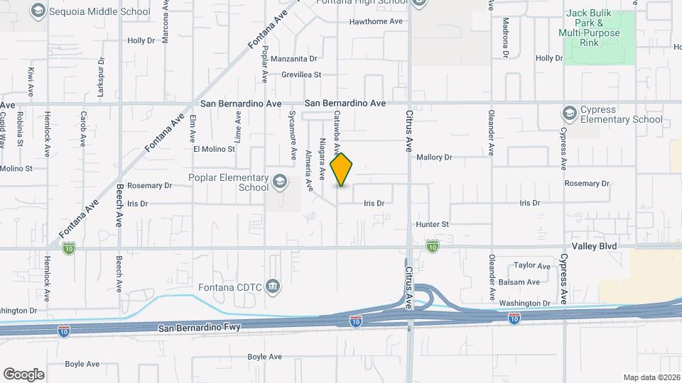 9943 Catawba Ave Map and Location Details