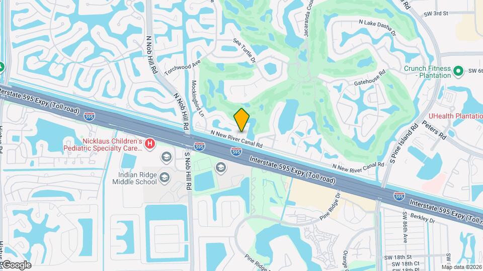 9703 N New River Canal Rd Map and Location Details