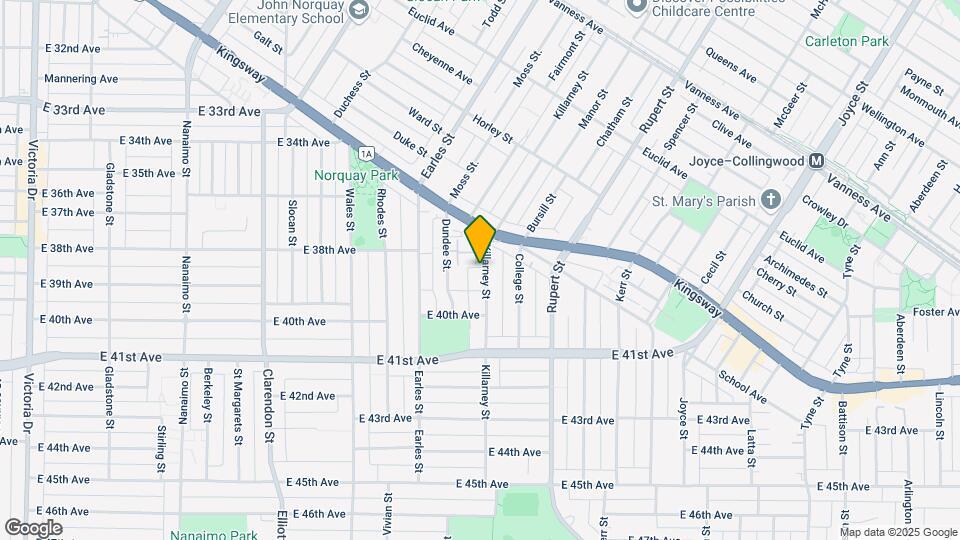 5439-5455 Killarney St Map and Location Details