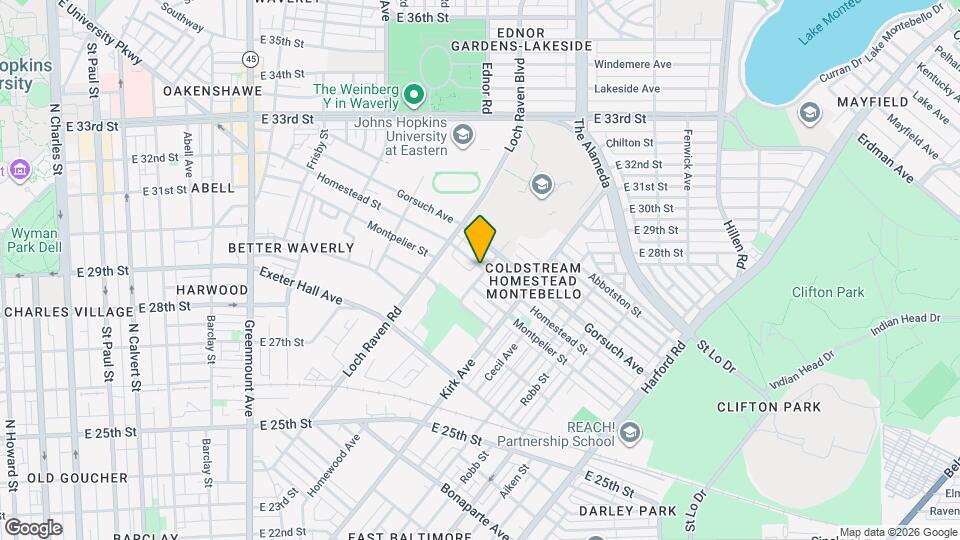 1399 Homestead St Map and Location Details