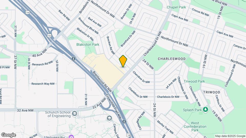 2712 Brentwood Blvd NW Map and Location Details