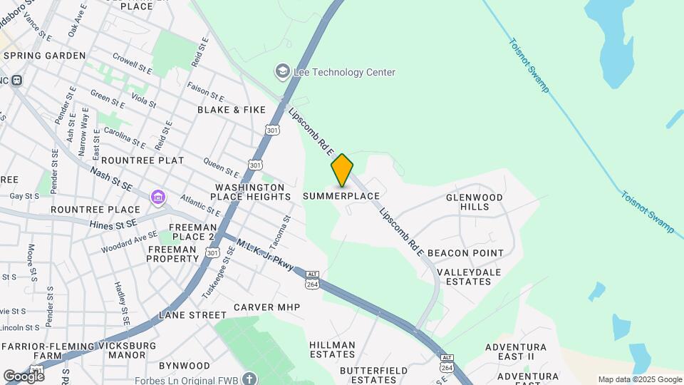 1664 Lipscomb Rd E Map and Location Details