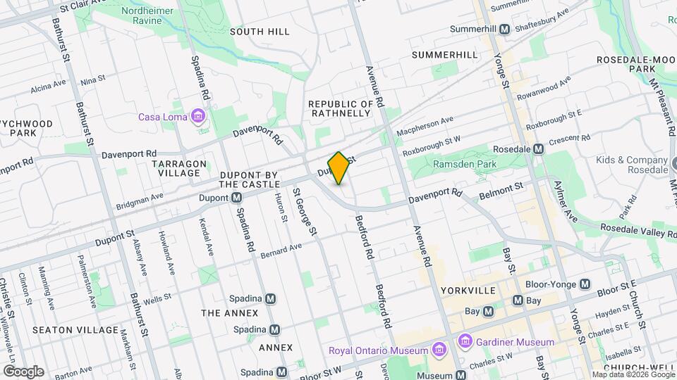 336 Davenport Rd Map and Location Details