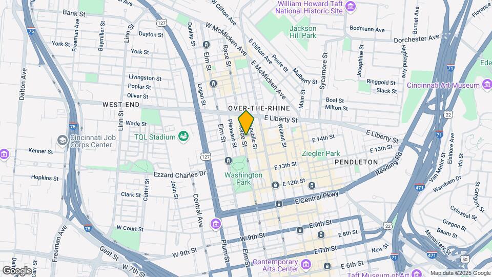 1436 Race St Map and Location Details