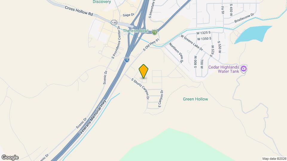 1601 S Quartz Dr Map and Location Details