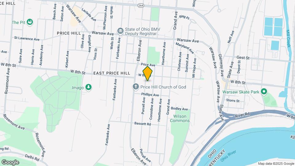 734 Purcell Ave Mapa y Detalles de la Ubicación