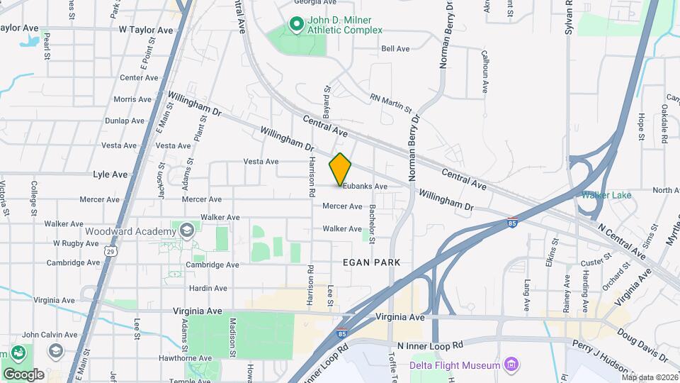 1332 Eubanks Ave Mapa y Detalles de la Ubicación