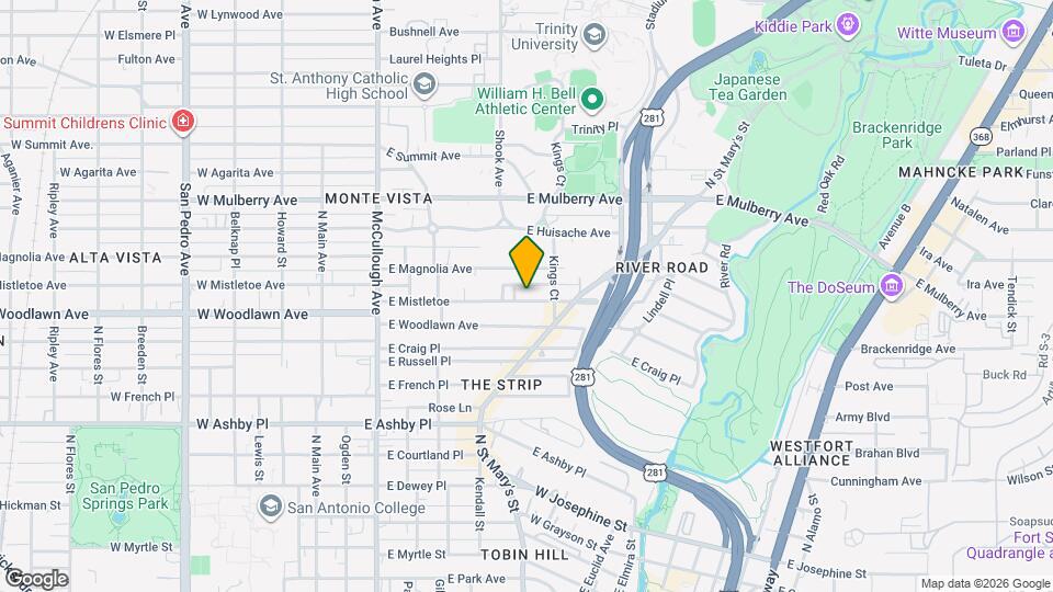 631 E Mistletoe Map and Location Details