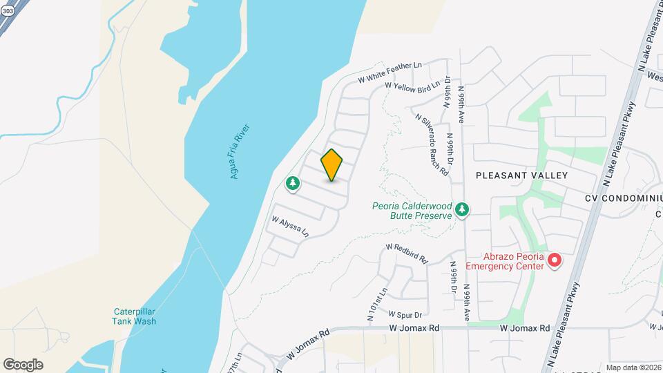 10274 W Fetlock Trail Map and Location Details