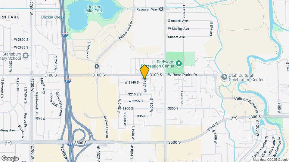 3172 S 1855 W-Unit -#A Map and Location Details