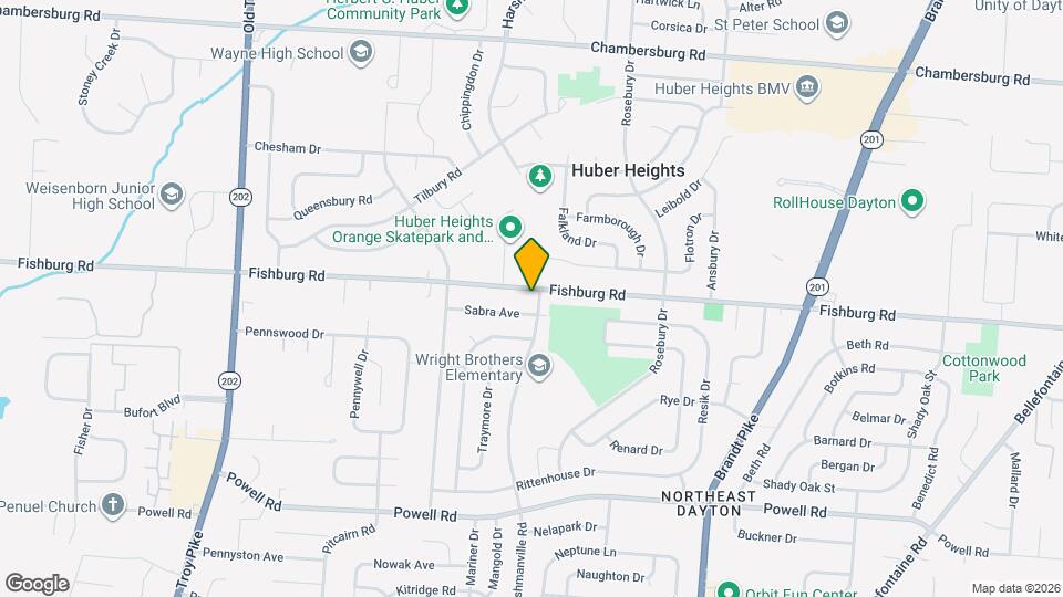 5983 Harshmanville Rd Map and Location Details