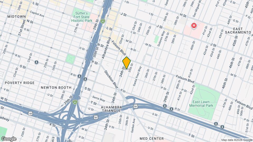 1554 35th St Mapa y Detalles de la Ubicación