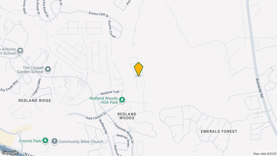 18814 Redrock Creek Mapa y Detalles de la Ubicación