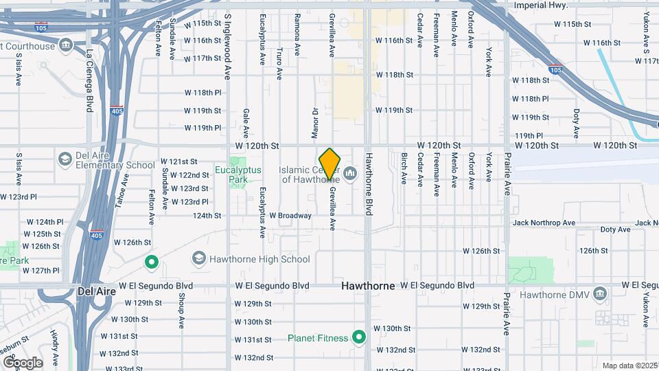 12215 Grevillea Ave Map and Location Details