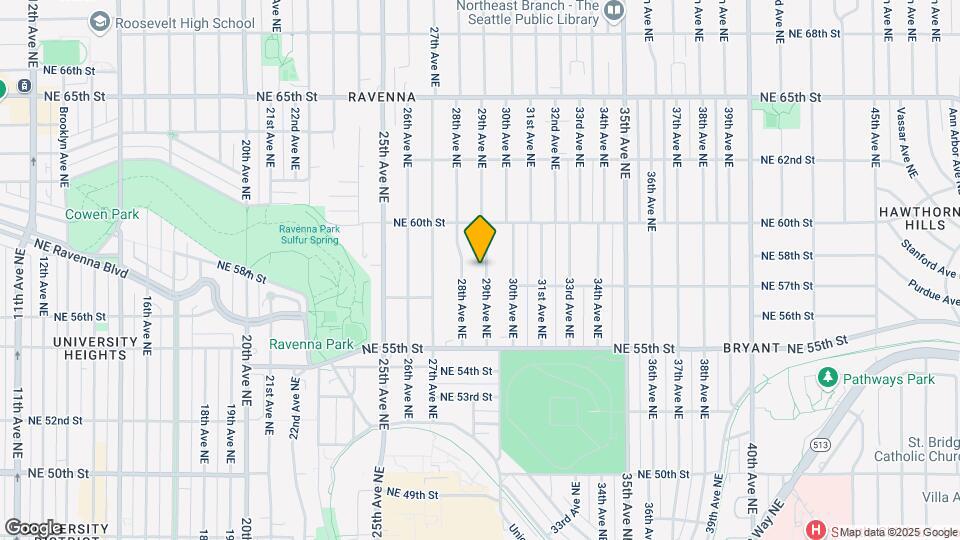 5715 29th Ave NE Map and Location Details