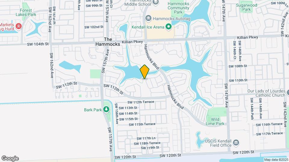10850 SW 153rd Ct Map and Location Details