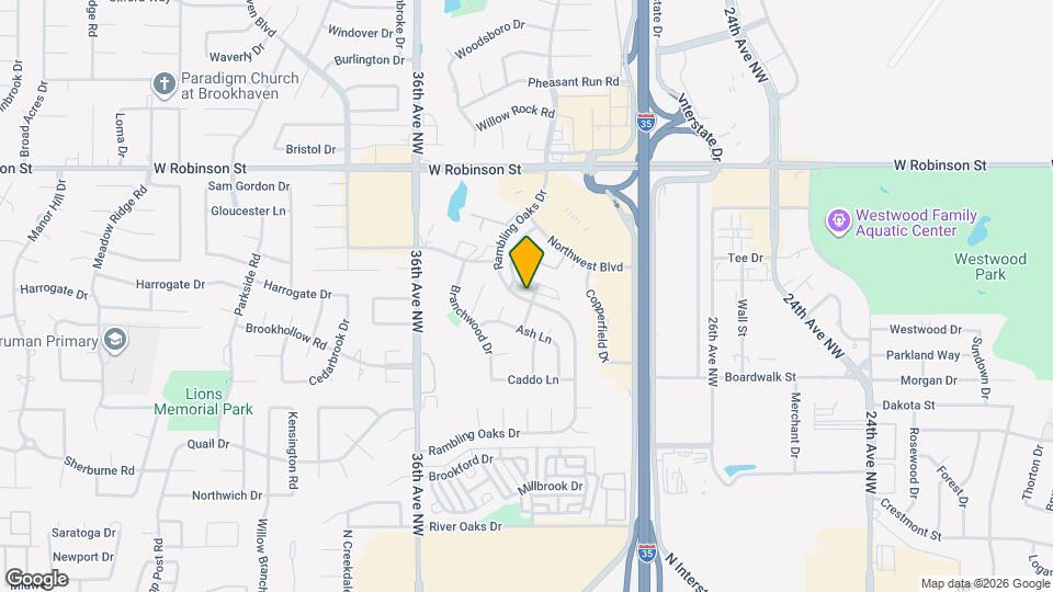 905 Rambling Oaks Dr Map and Location Details