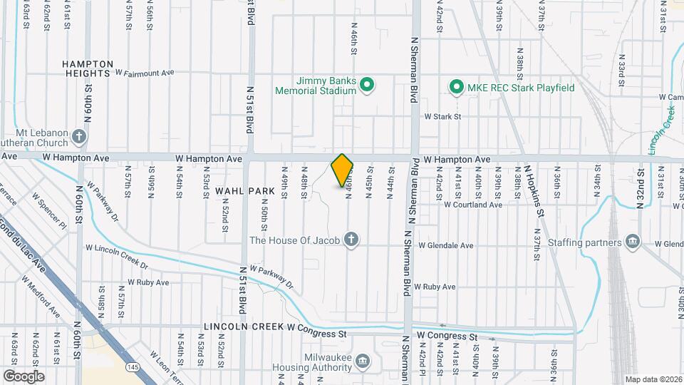 4719 N 46th St Map and Location Details