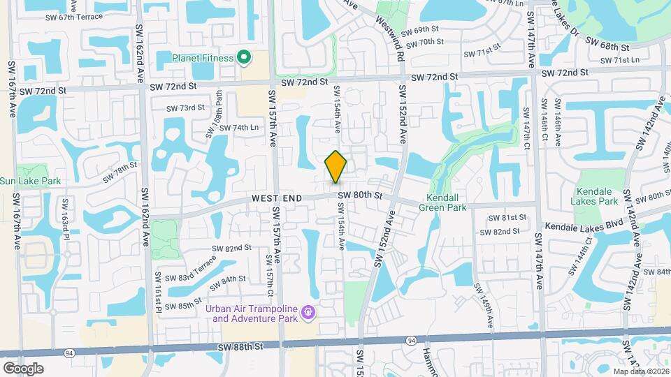 15401 SW 80th St Map and Location Details