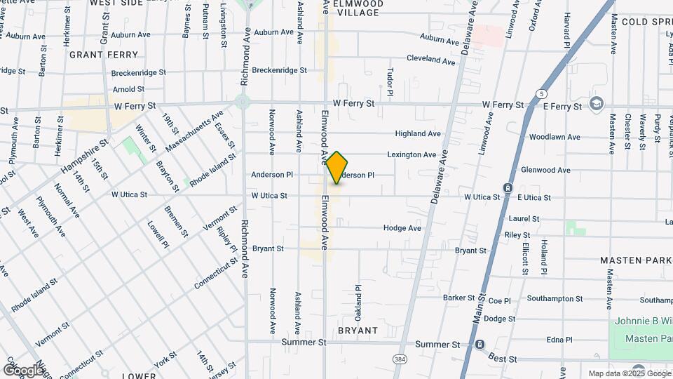 257 W Utica St, Unit 3 Map and Location Details