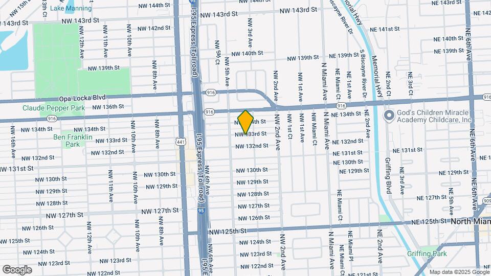 430 NW 133rd St Map and Location Details