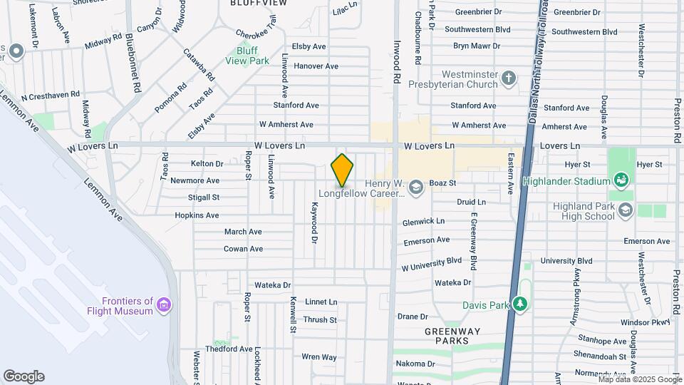 7610 Caillet St Map and Location Details