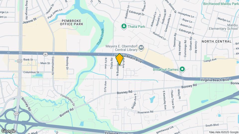 126 N Budding Ave Map and Location Details