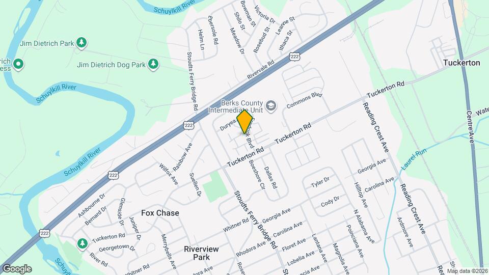 1112 Fredrick Blvd Mapa y Detalles de la Ubicación