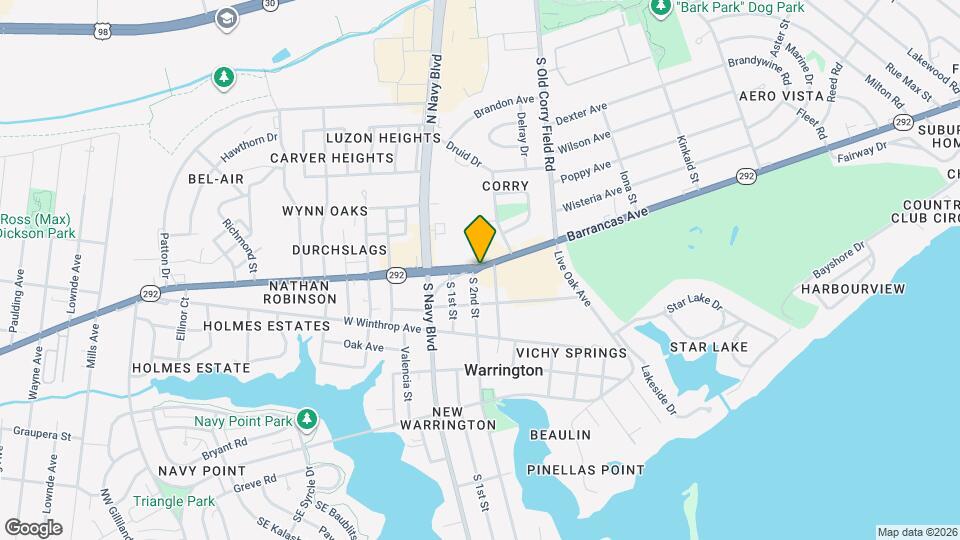 4117 Barrancas Ave Map and Location Details