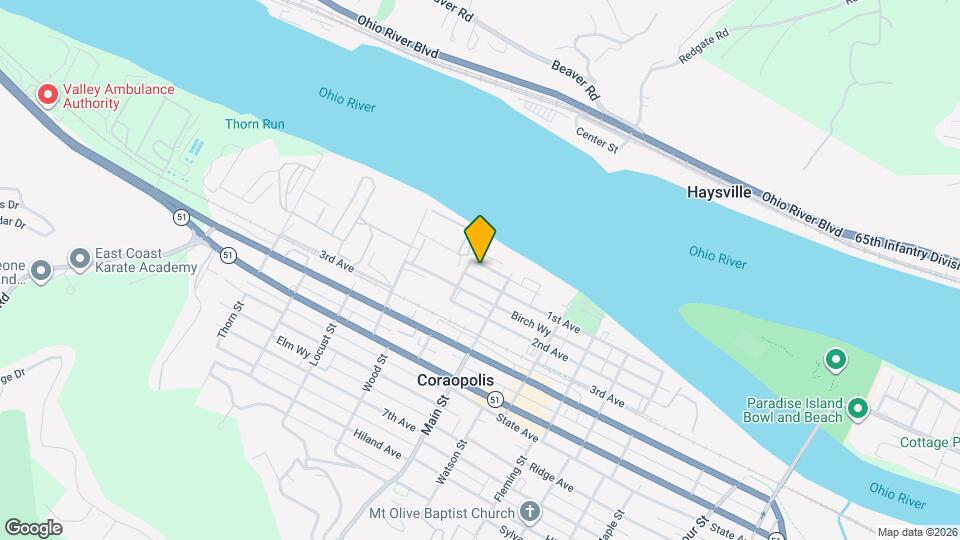 860 Pennsylvania Ave Map and Location Details