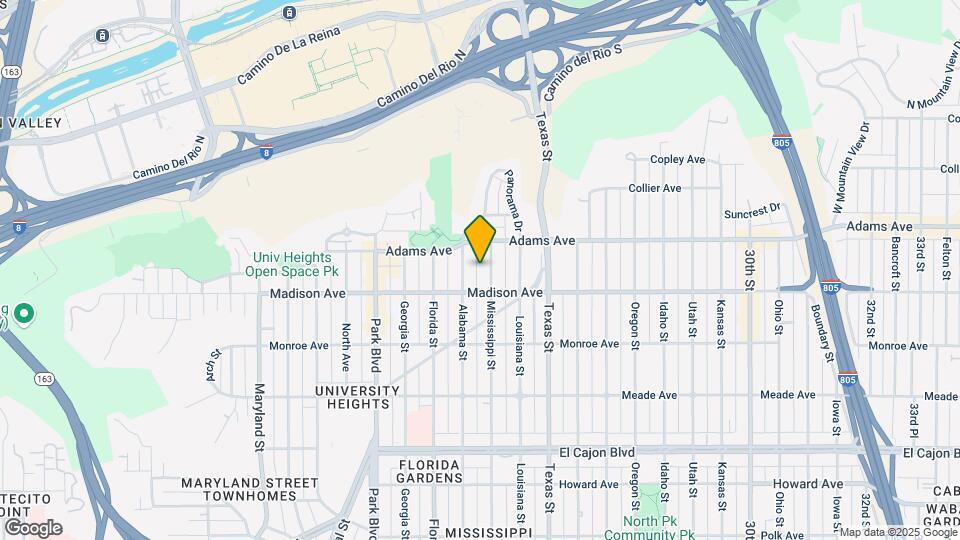 4644 MISSISSIPPI St Mapa y Detalles de la Ubicación
