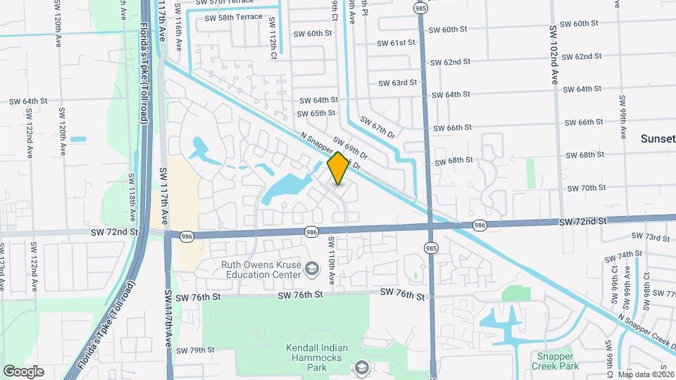6929 SW 110th Ave Map and Location Details