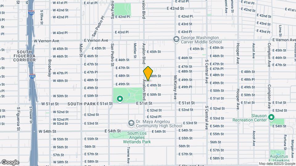 625 E 49th St Map and Location Details
