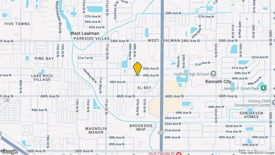 6778 49th Ave N Map and Location Details