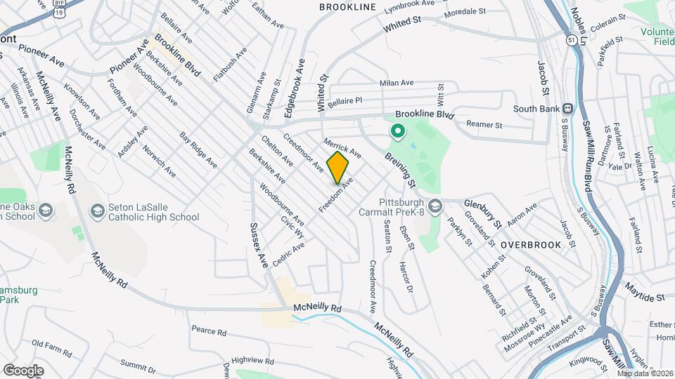 1410 Creedmoor Ave Map and Location Details
