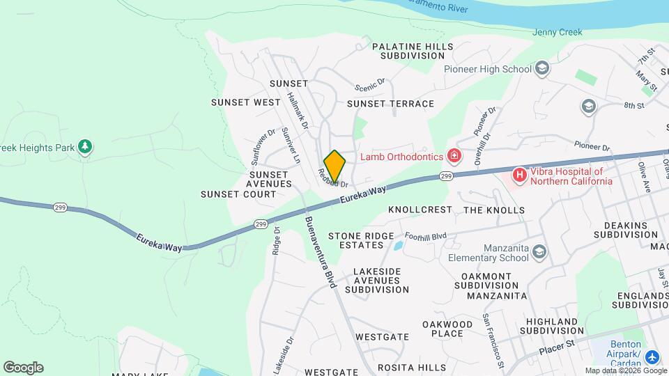 1140 Redbud Dr Map and Location Details