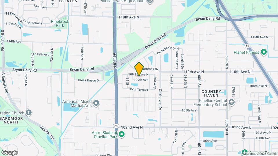 6445 109th Ave Map and Location Details