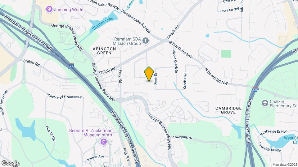 951 Shiloh Ridge Run NW Map and Location Details