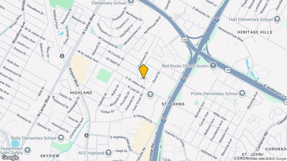 7206 Twin Crest Dr Map and Location Details