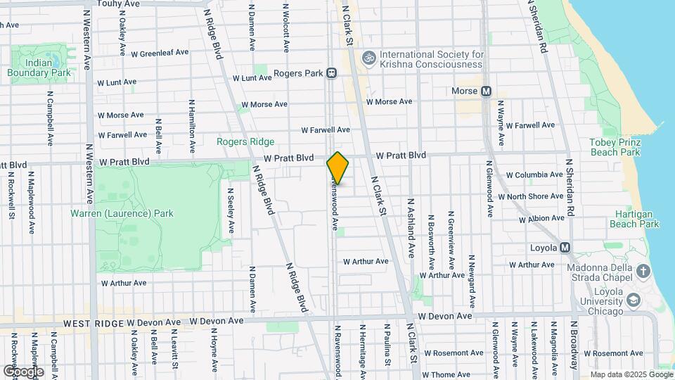 1762 W North Shore Ave Mapa y Detalles de la Ubicación