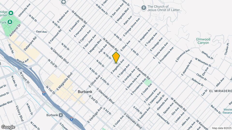 639 E Angeleno Ave Mapa y Detalles de la Ubicación