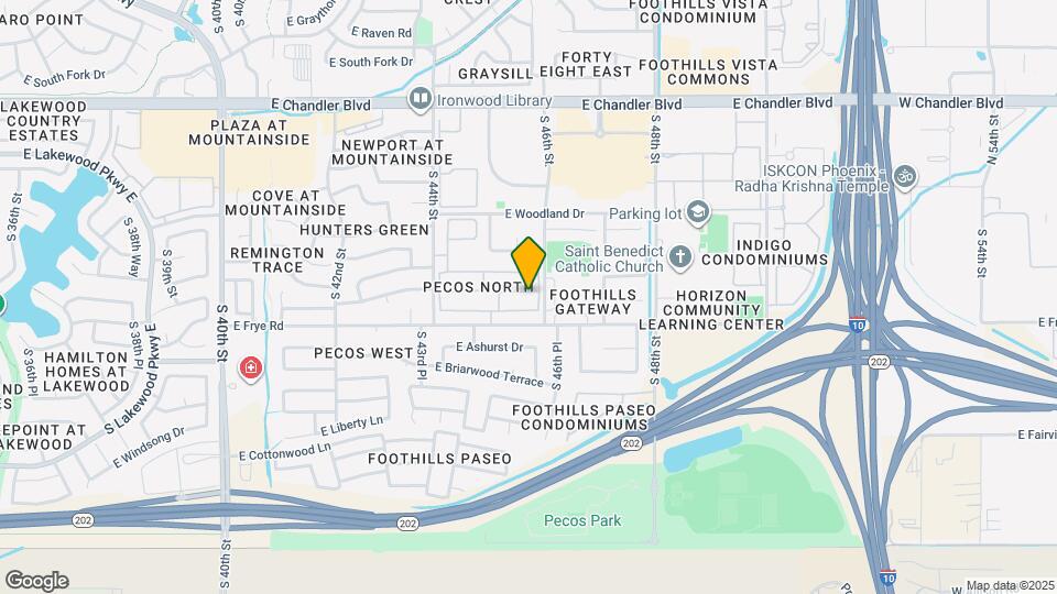 4537 E Tanglewood Dr Map and Location Details