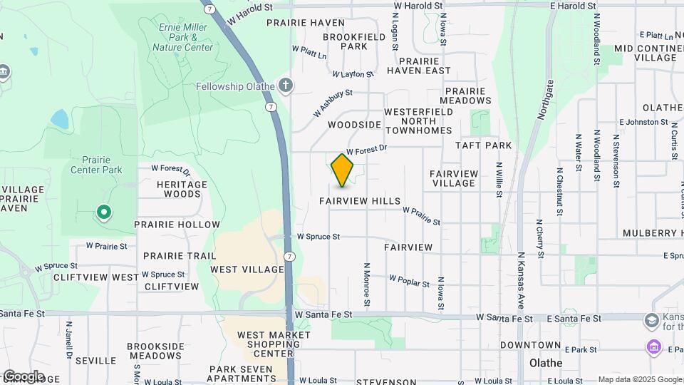 513 N Troost St Map and Location Details