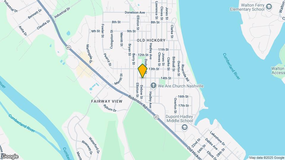 1403 Debow St Map and Location Details