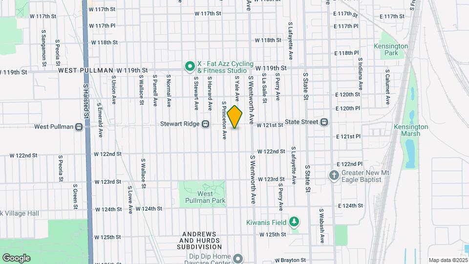 12112 S Yale Ave Map and Location Details